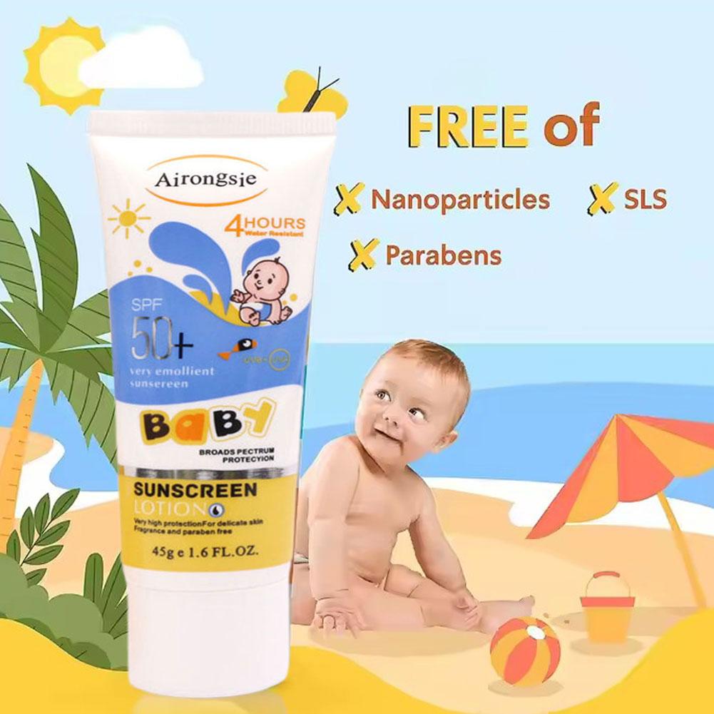 Airongsje SPF50+ Krem przeciws – Baby Sunscreen Lotion recenzja i cena