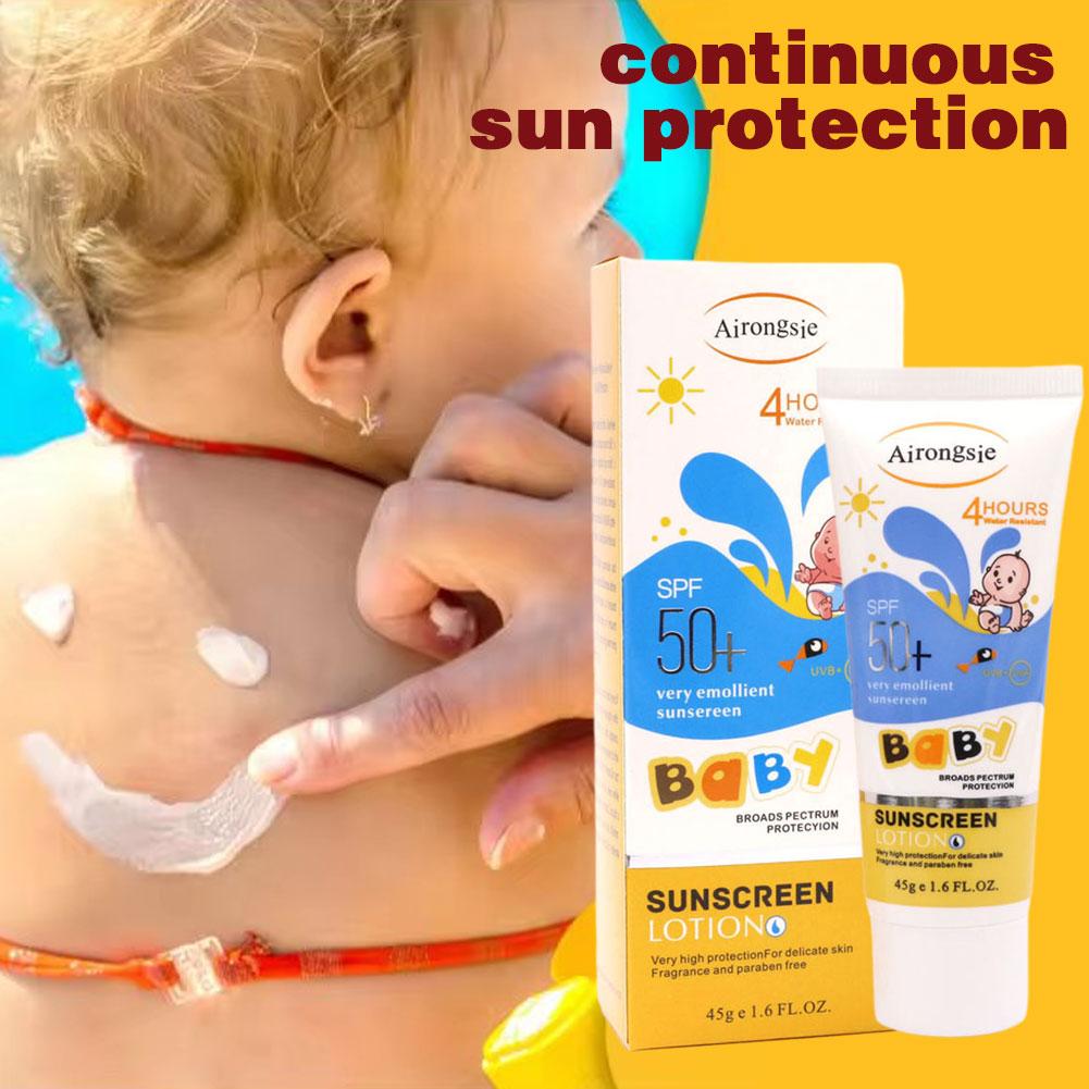 Airongsje SPF50+ Krem przeciws – Baby Sunscreen Lotion recenzja i cena