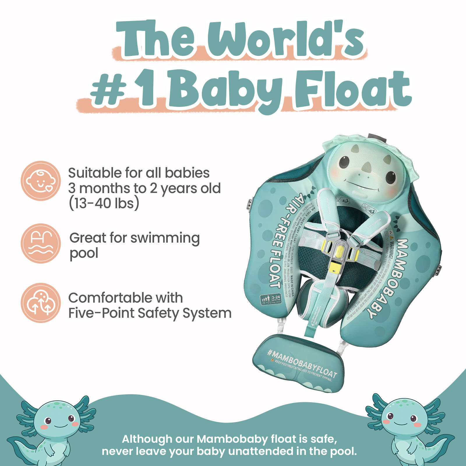 Mambobaby Pływak dla Niemowląt – Baby Swimming Floater recenzja i cena