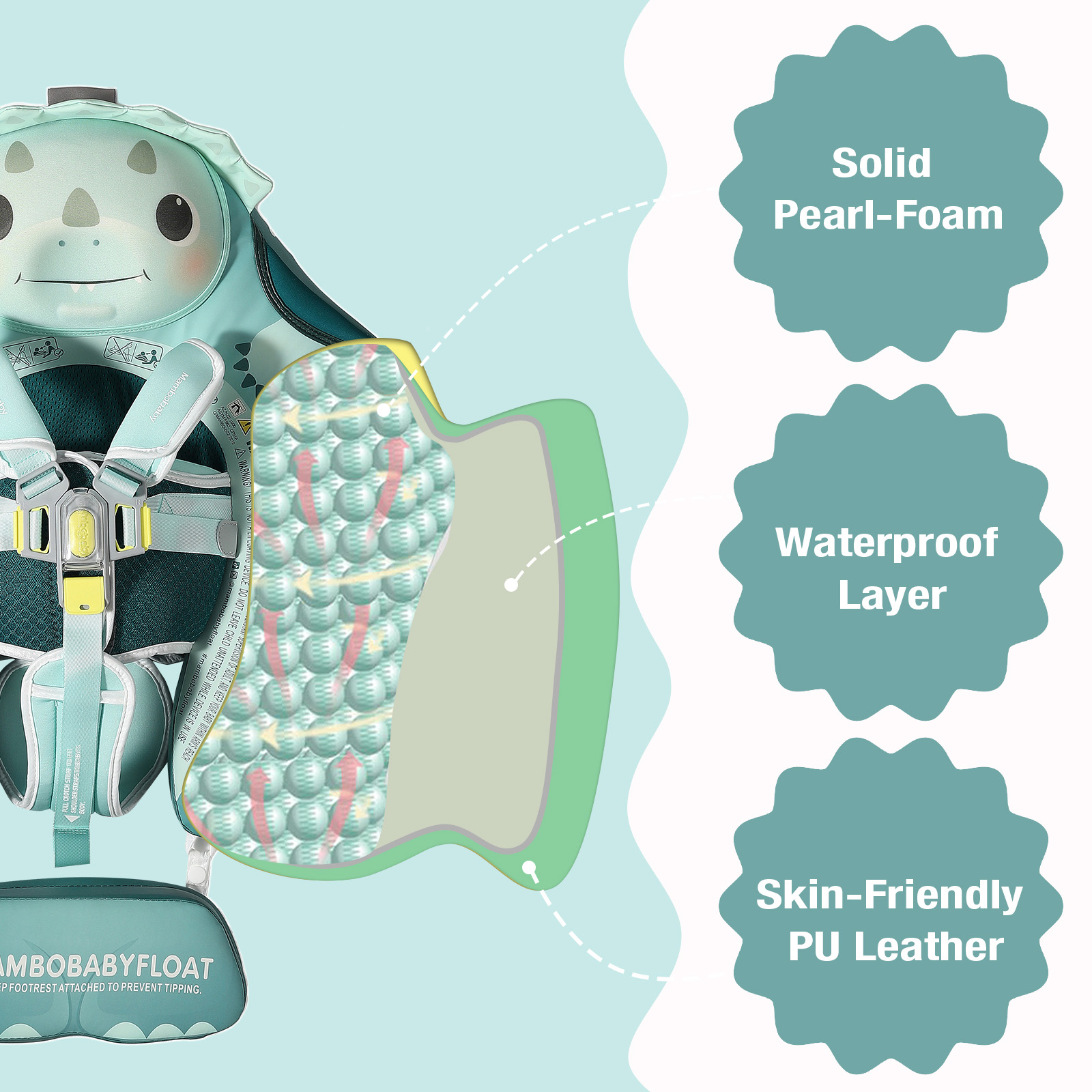 Mambobaby Pływak dla Niemowląt – Baby Swimming Floater recenzja i cena